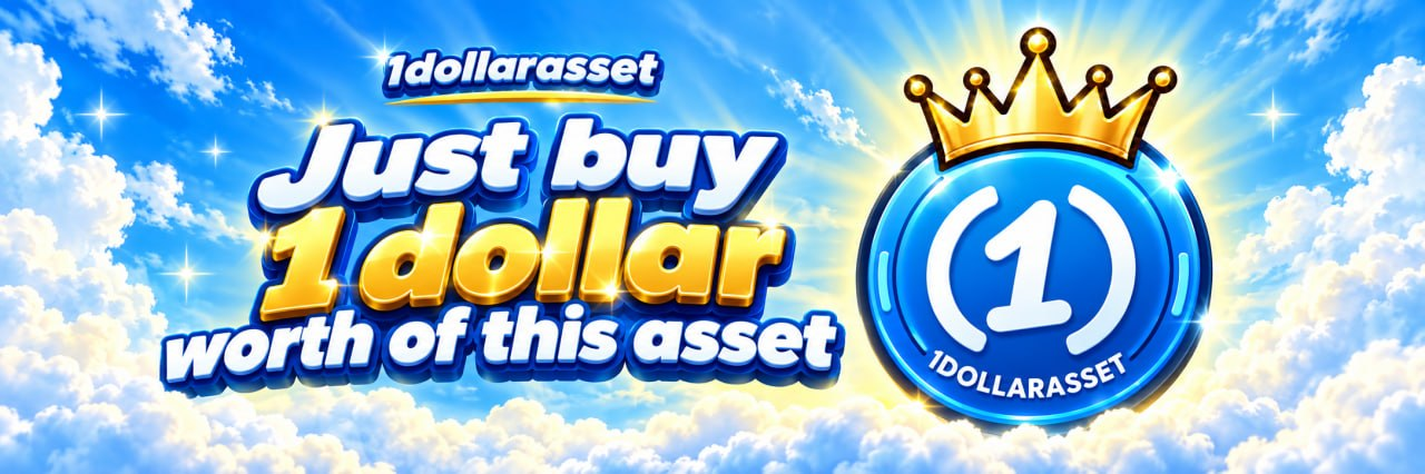 $1 Dollar Asset campaign banner: Just buy one dollar worth of this asset